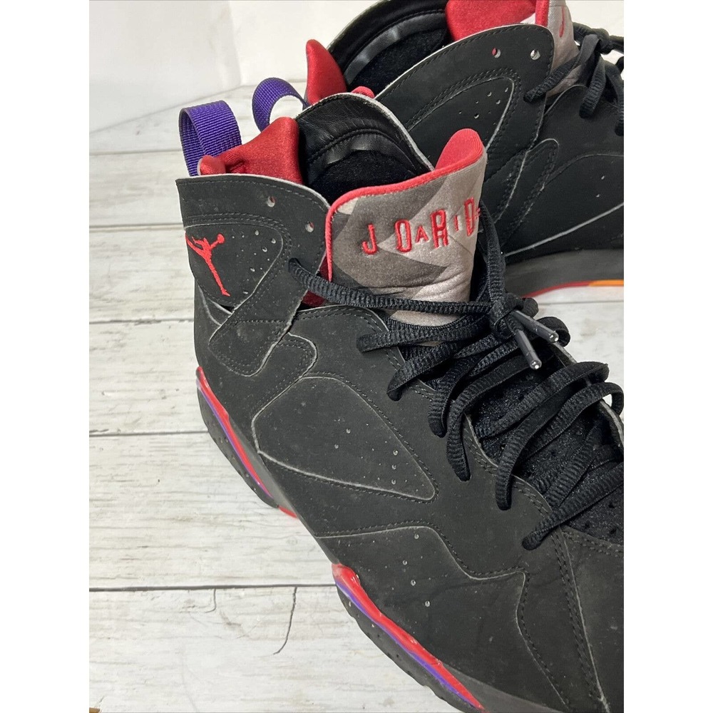 Size 10 - Air Jordan 7 Retro Raptor 2012- Vintage Sneaker- Defects- 304775-018-
